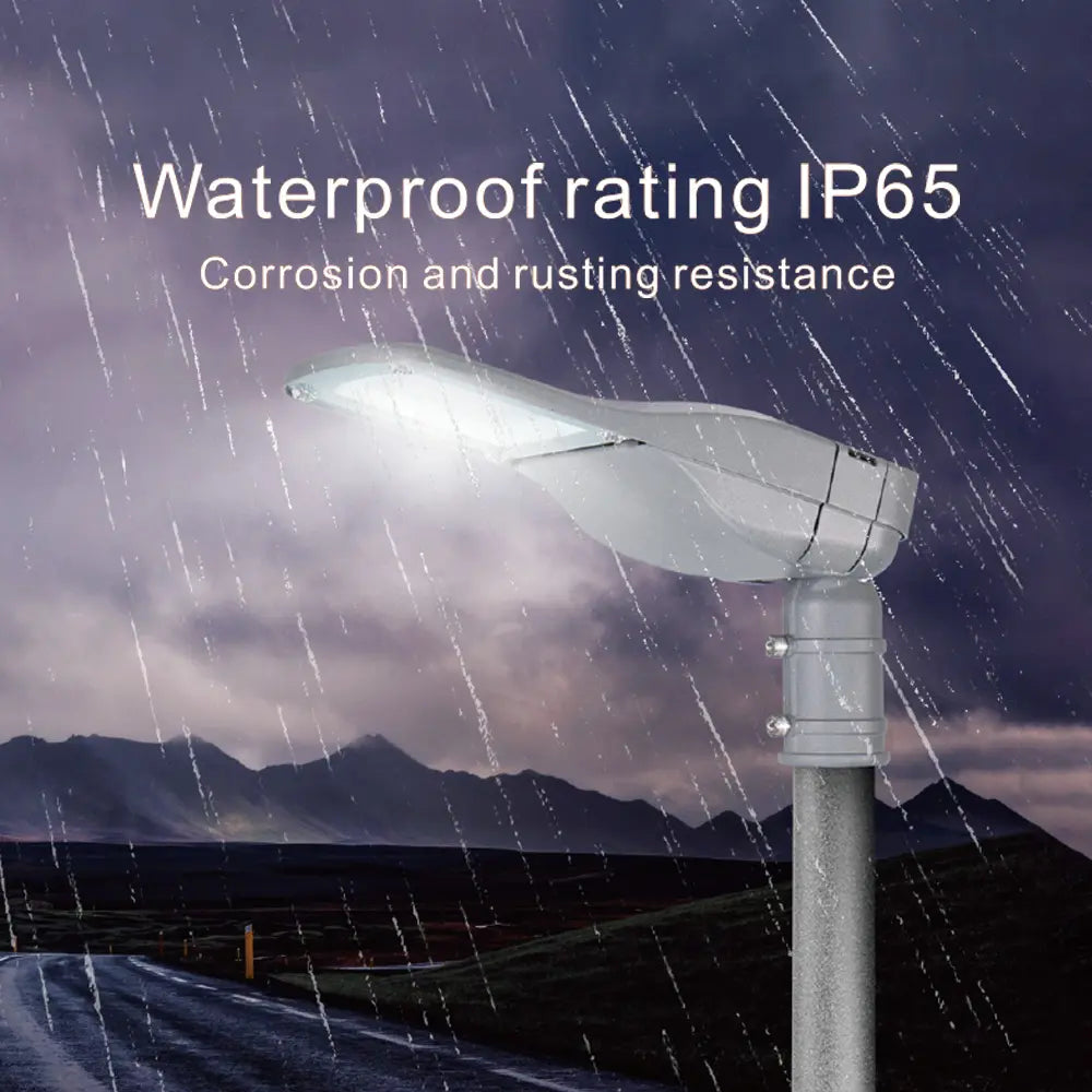 COMMERCIAL SHOEBOX LED STREET LIGHT – PHOTOCELL AUTOMATIC ON/OFF
