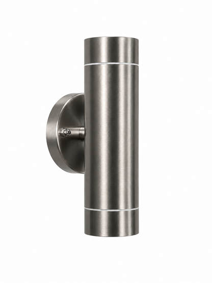 GU10 Outdoor Wall Light Up & Down IP44 Stainless Steel | Baxton