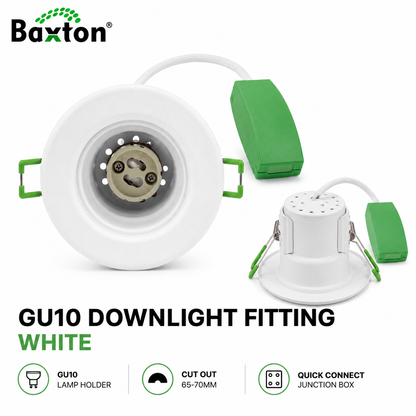 Baxton Essential Fire Rated GU10 Downlight White