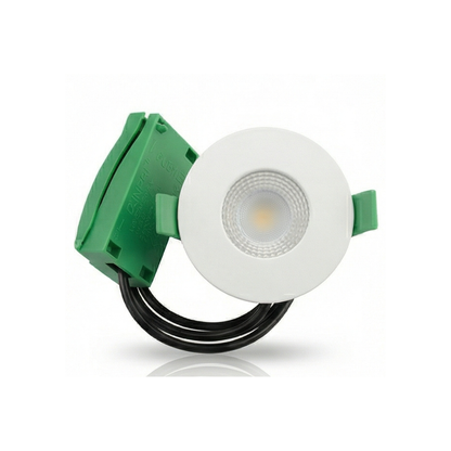 Baxton LED Fire-Rated Push-Fit Downlight (5.5/7.5w, 3CCT, Dimmable) IP65