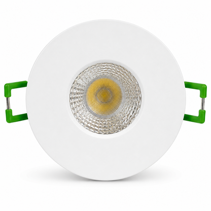 Baxton Pro Fire Rated LED Downlight White IP65 3CCT Dimmable 5.5W/7.5W